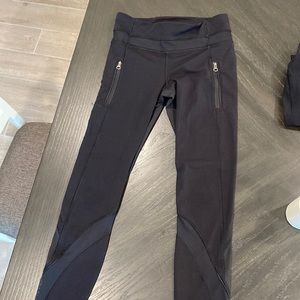 Lululemon black legging/tight size 4. 25”